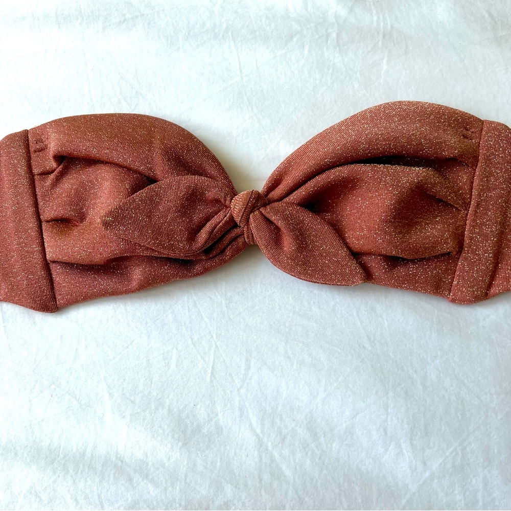 Montce swim bandeau bikini top